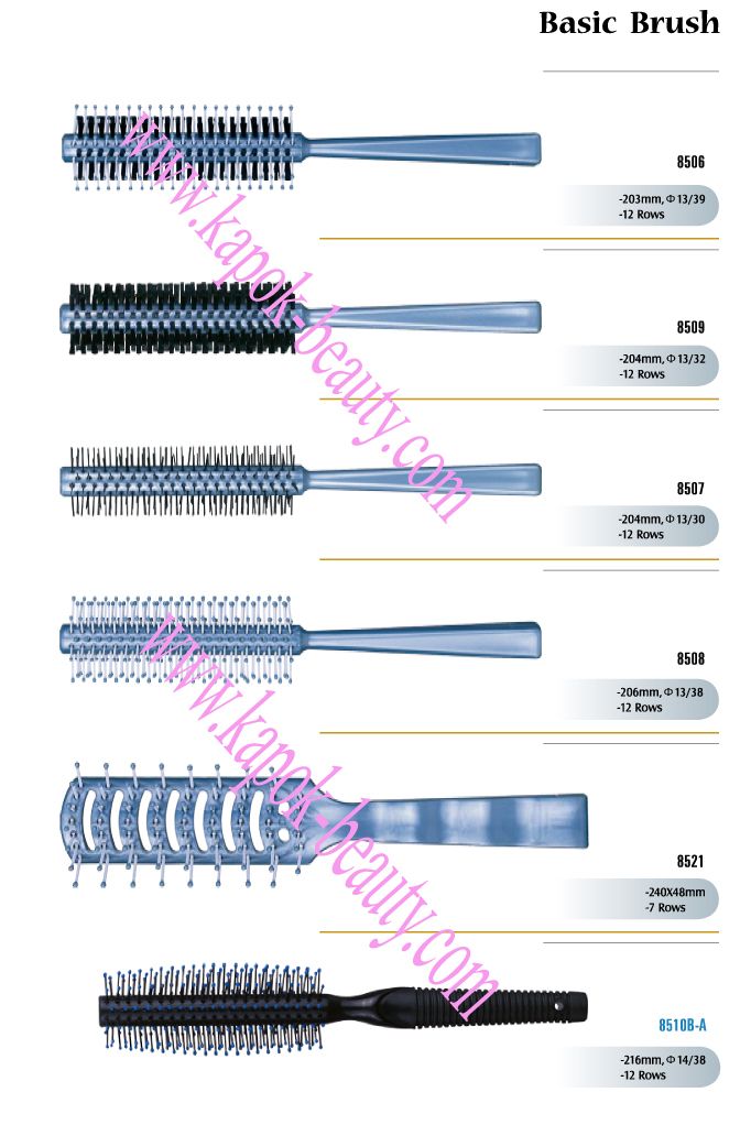 Basic hair brushes