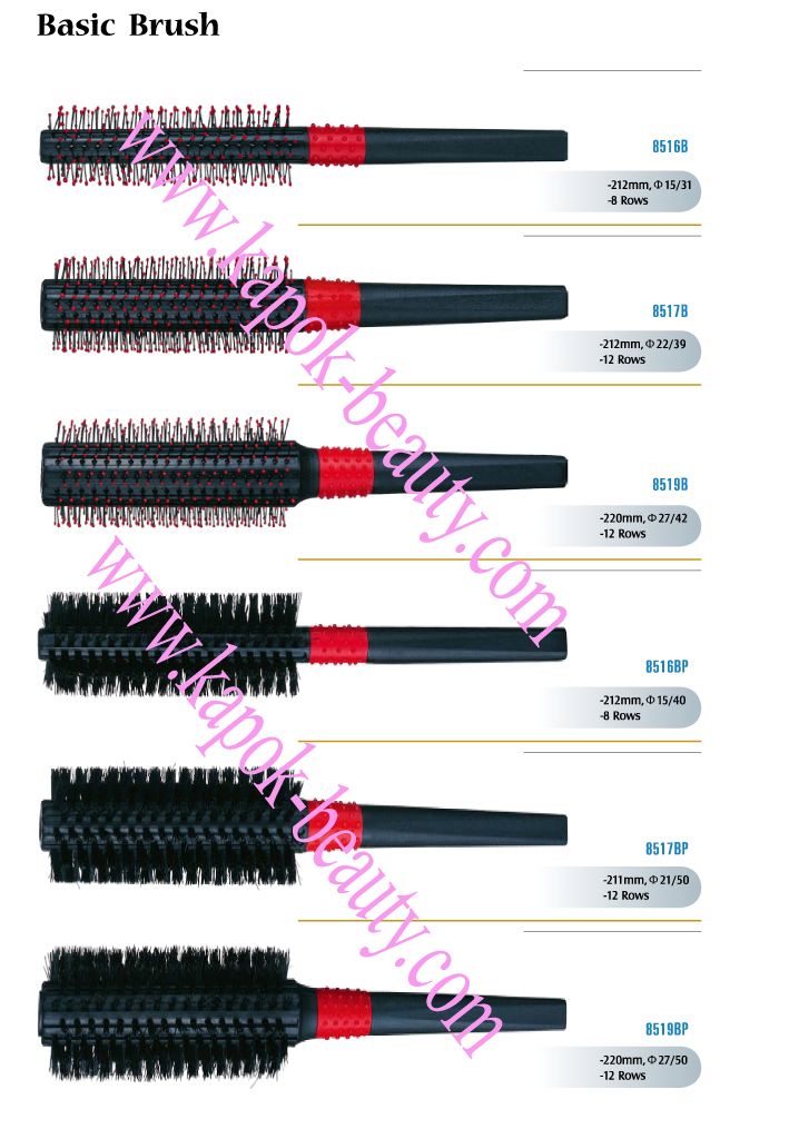 Basic hair brushes