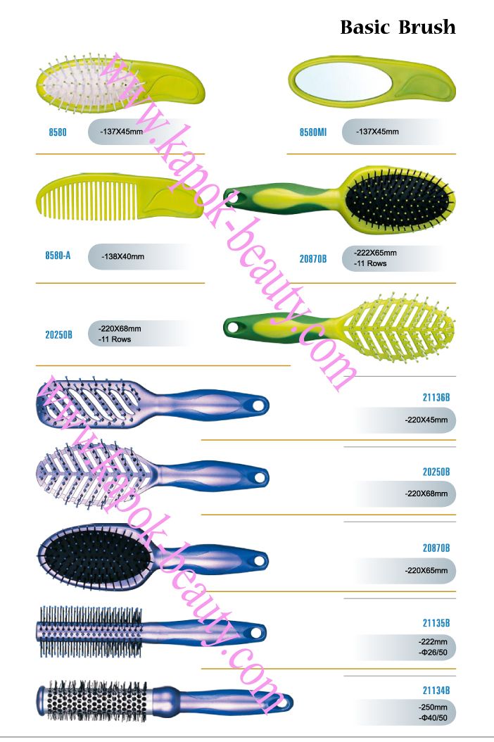 Basic hair brushes