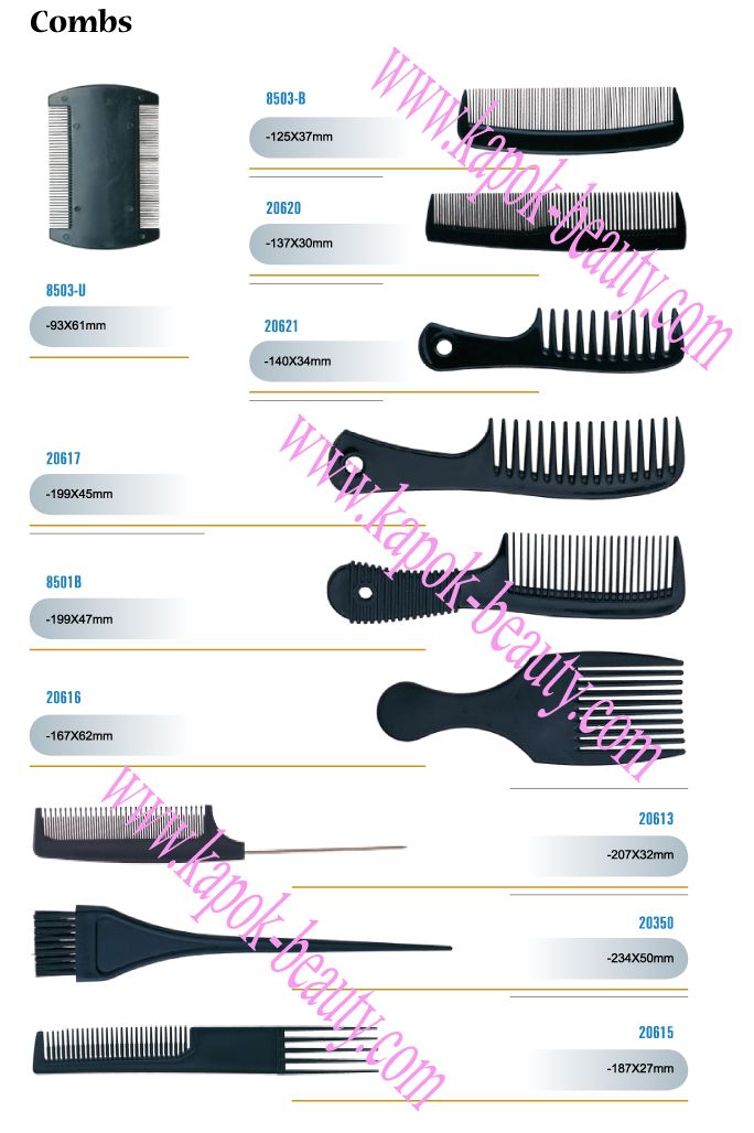 Basic hair combs