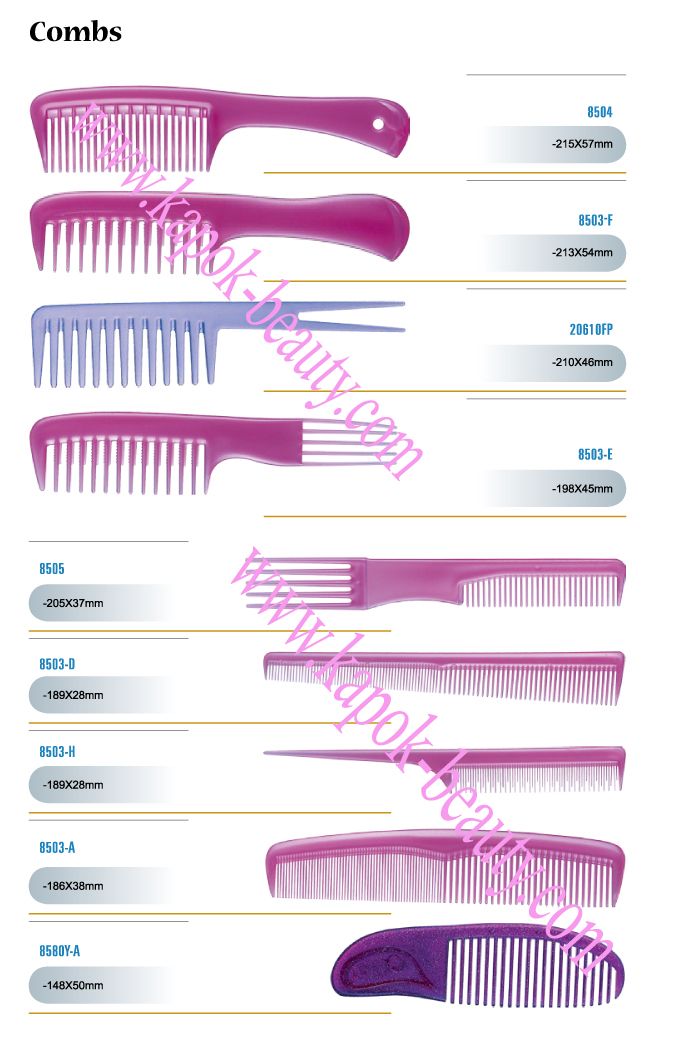Basic hair combs