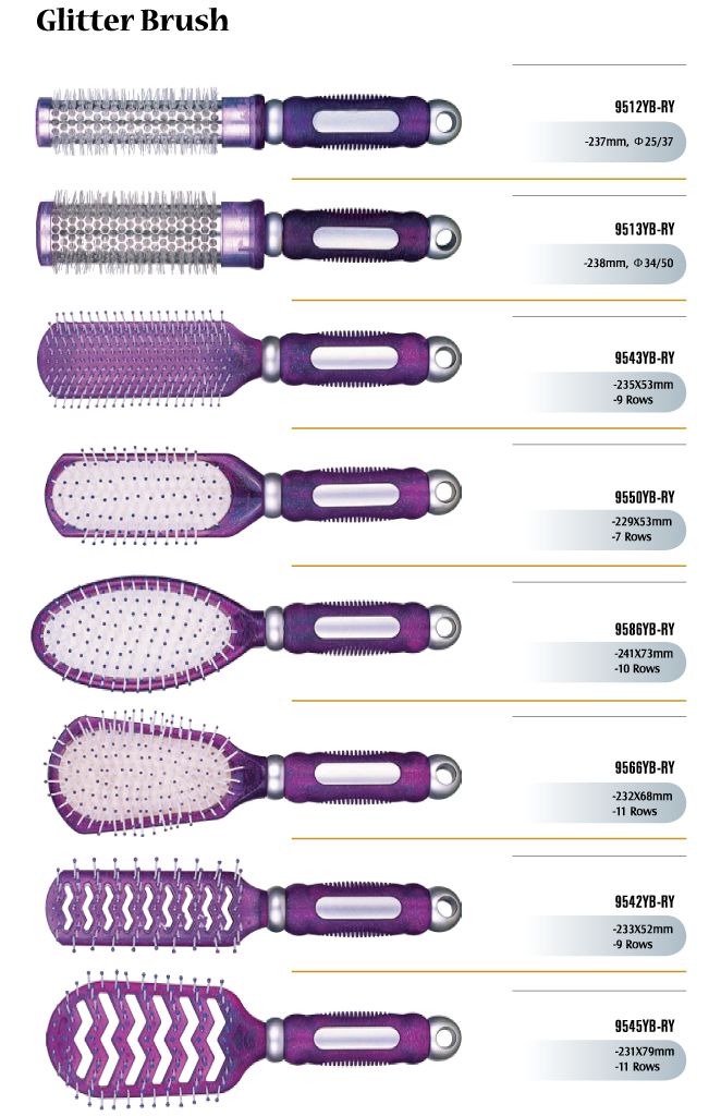 Glitter Hair Brushes