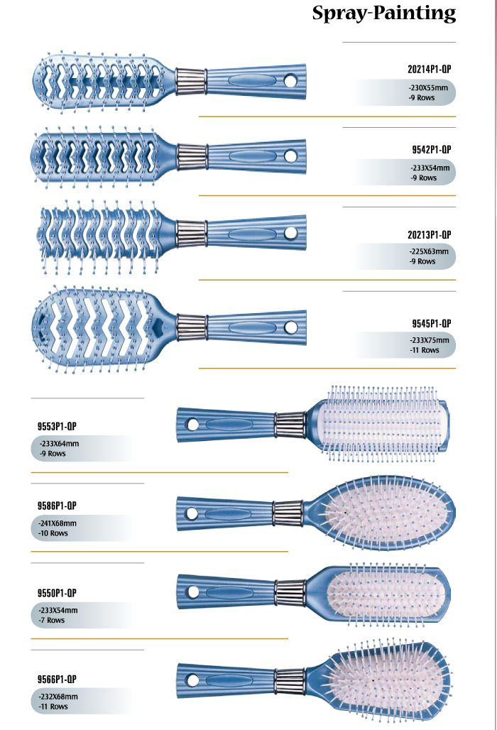 Spray painting Hair Brushes