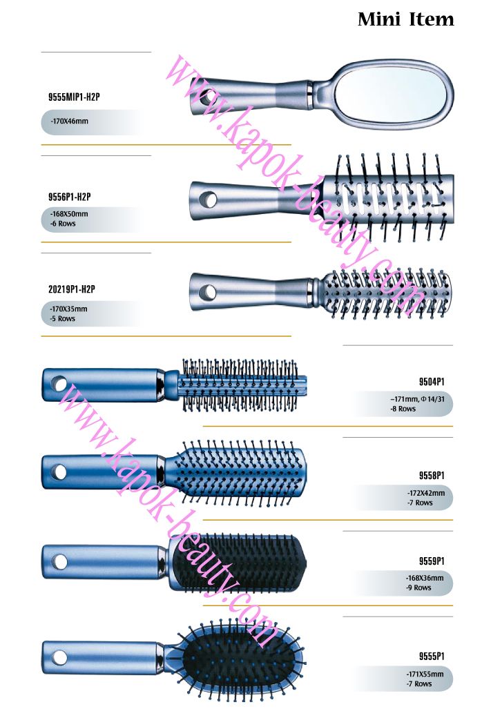 Sky Blue Hair Brushes Set