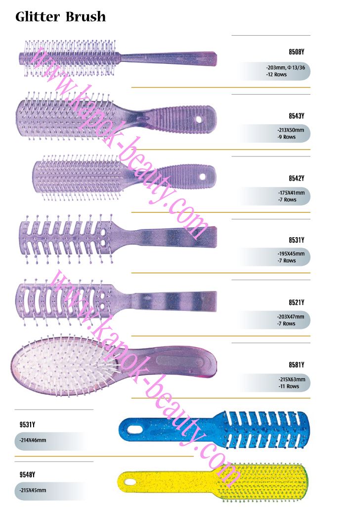 Glitter Hair Brushes