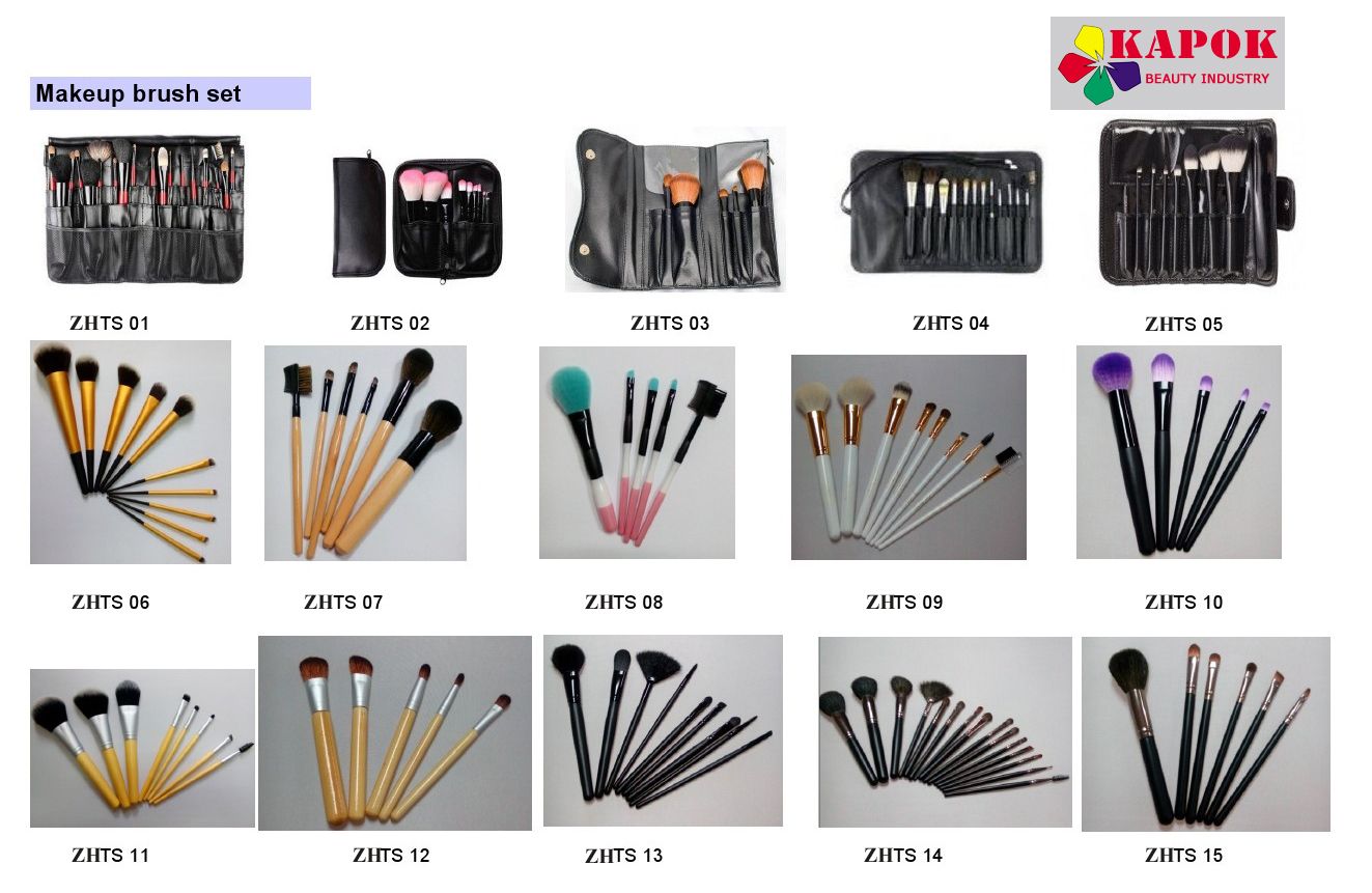 brand private label makeup Cosmetic Brush Sets OEM