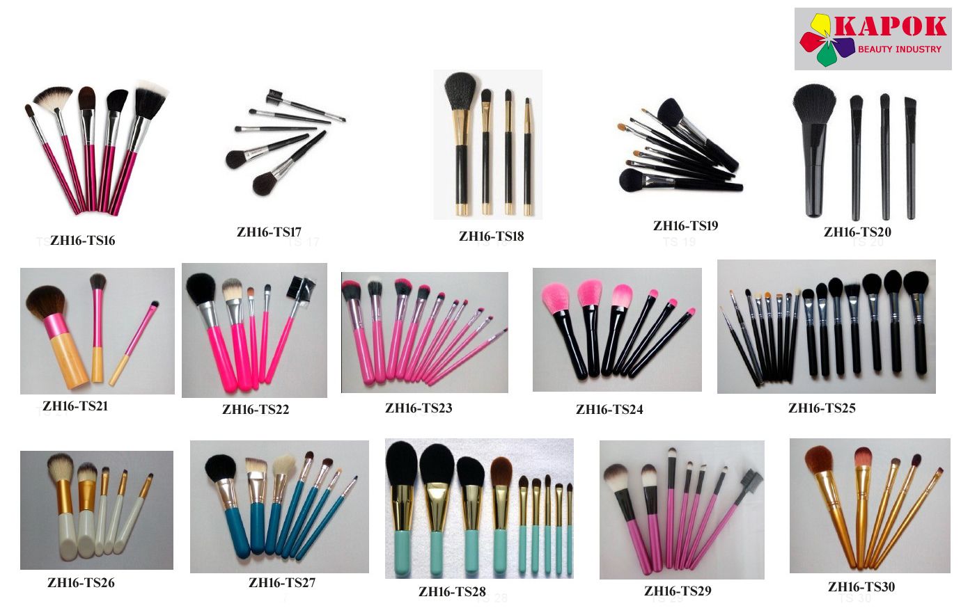 brand private label makeup Cosmetic Brush Sets OEM