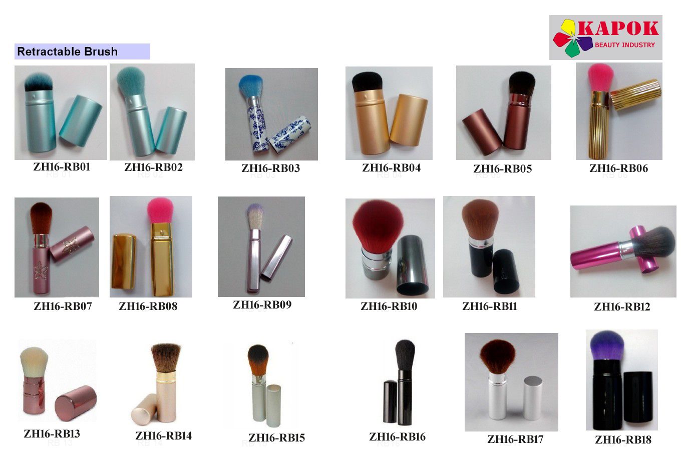 Professional brand private label Retractable brush powder brush makeup Cosmetic Brush OEM