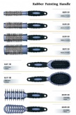 Rubber painting Hair Brushes