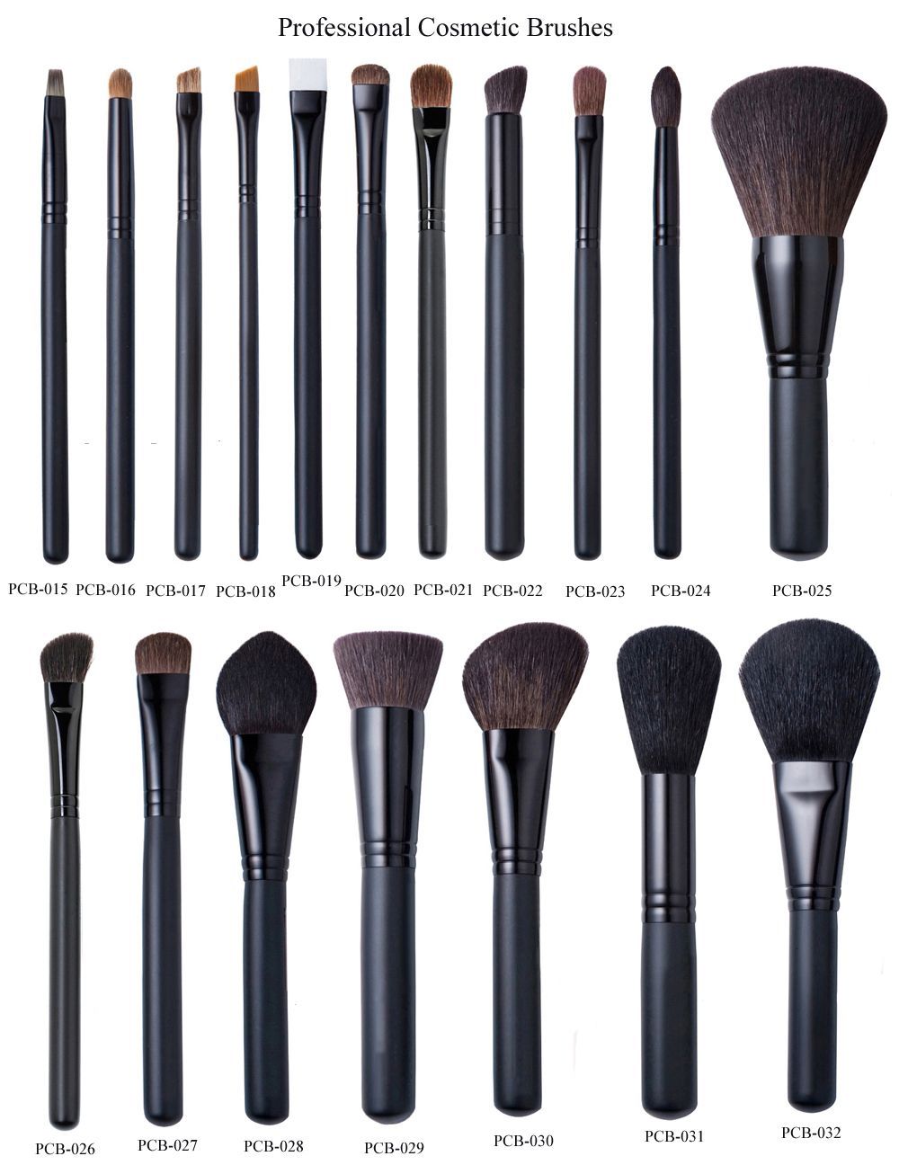 Pinceles de maquillaje profesionales