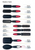 Modern Rosy mix Black Hair Brushes Set