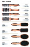 Pinceles para pintar con aerosol cabello castaño dorado