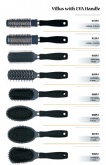 EVA Handle Black Hair Brushes Set
