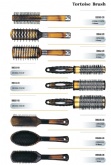 Tortoise Black mix yellow Hair Brushes