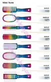 Rainbow Hair Brushes