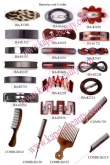 Plastic barrettes and combs